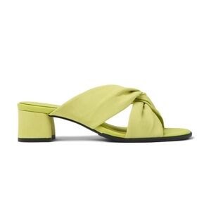 Camper Katie sandal 39 8 8.5 green slide block heel shoe